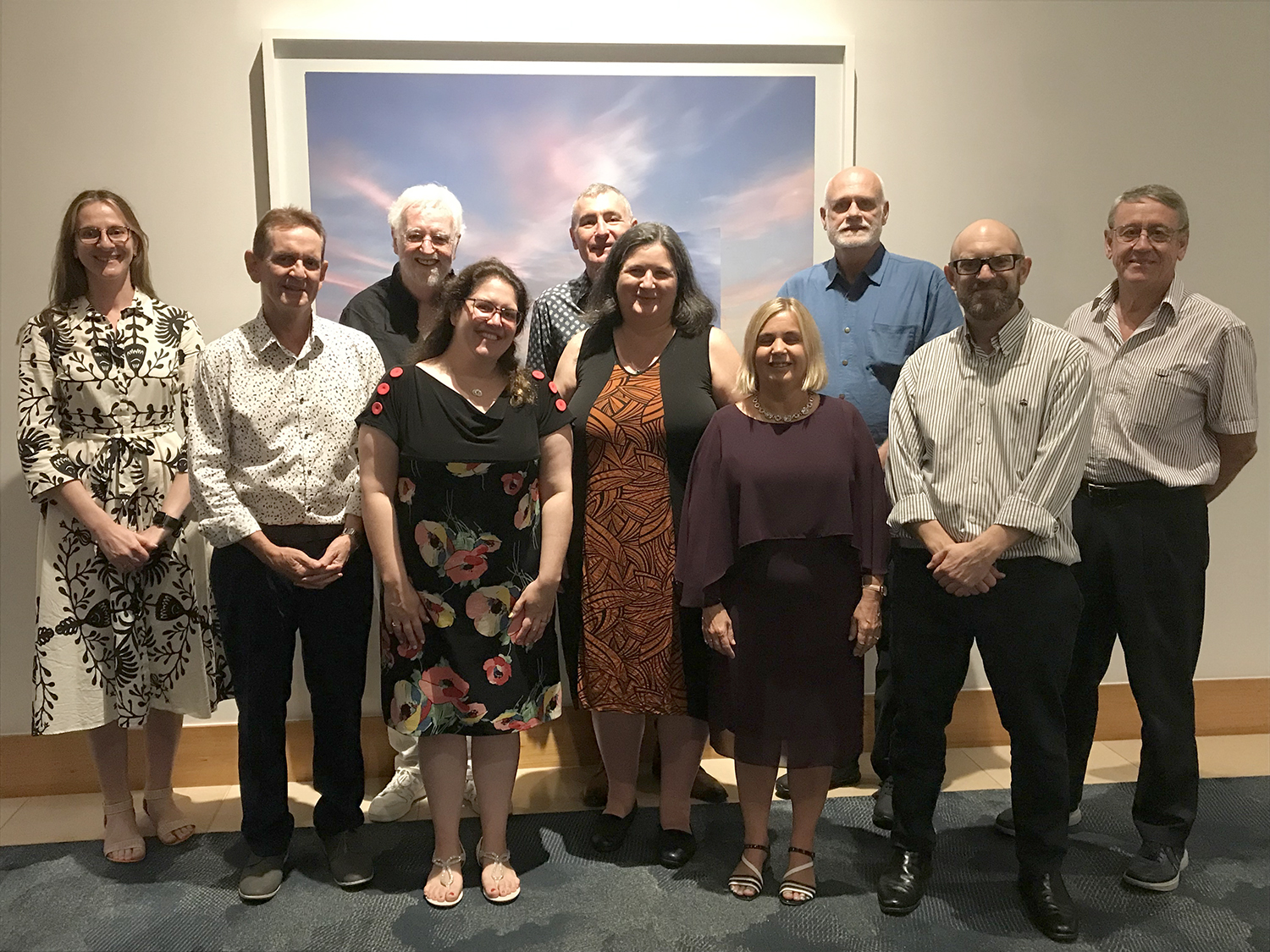 The NewMed Cirriculum team with Professor Peter McCrorie